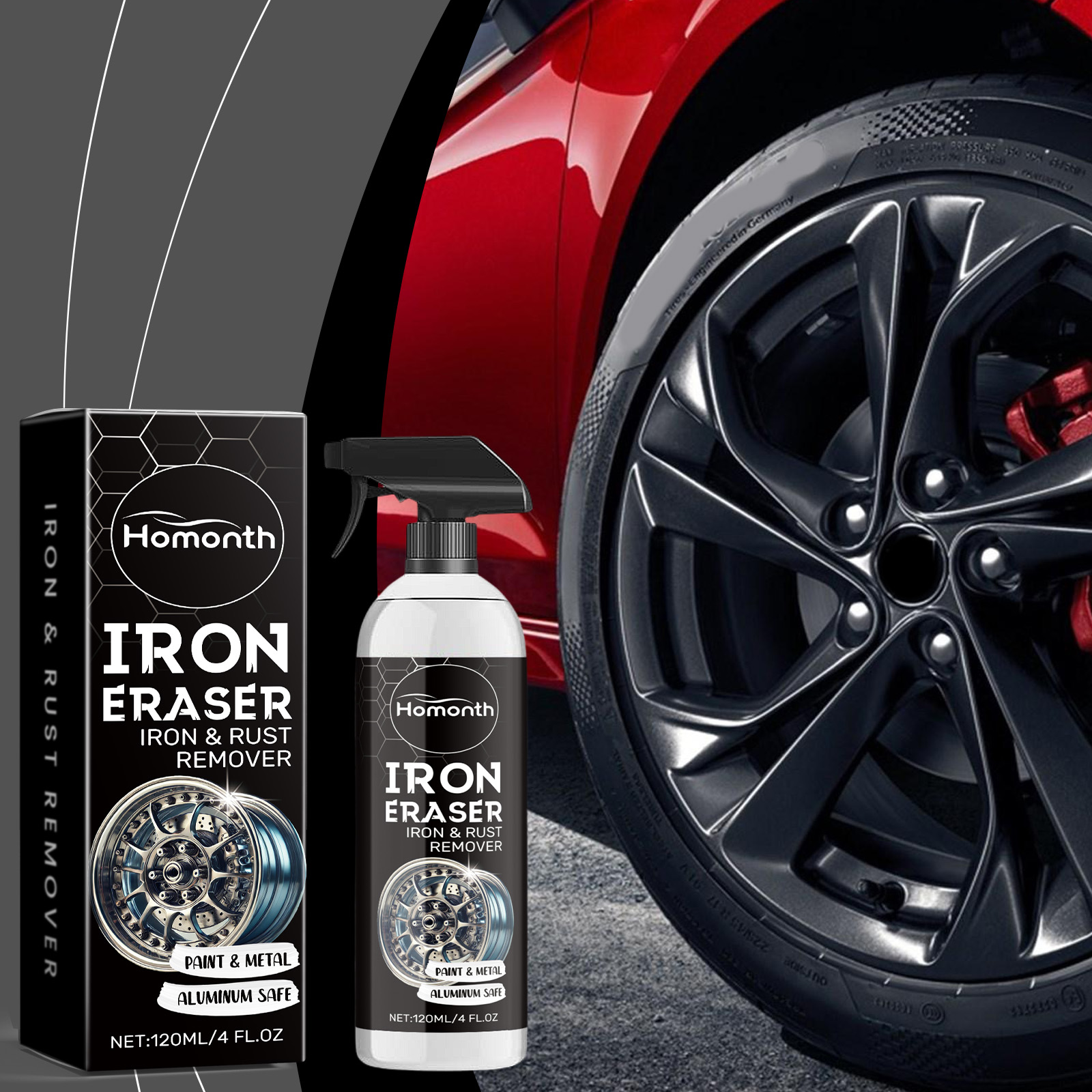 Wheel Cleaner Alloy - Semprotan Penghilang Karat Roda Mobil Pembersih