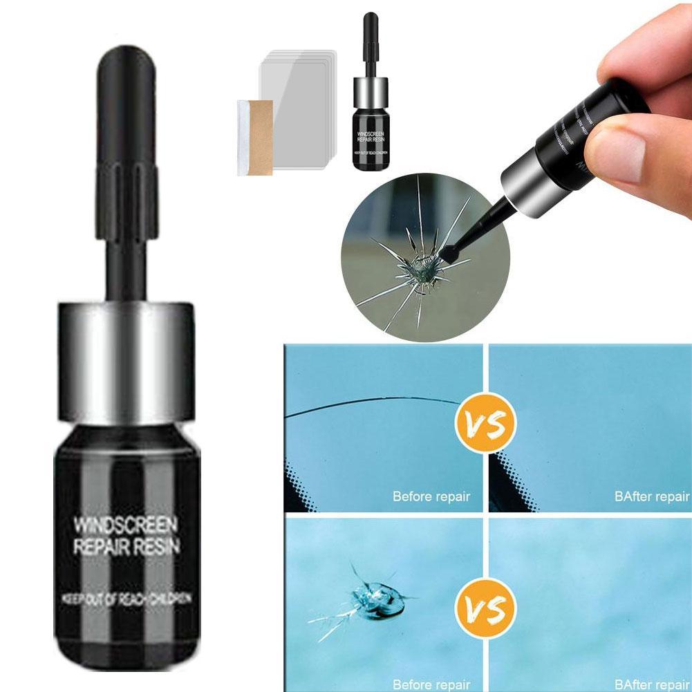 Glass Cleaner Streak - Set agen cairan reparasi goresan kaca