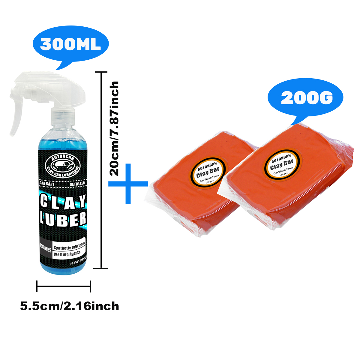 Clay Bar Lubricant - Pelumas sintetis ajaib 200G, batang tanah