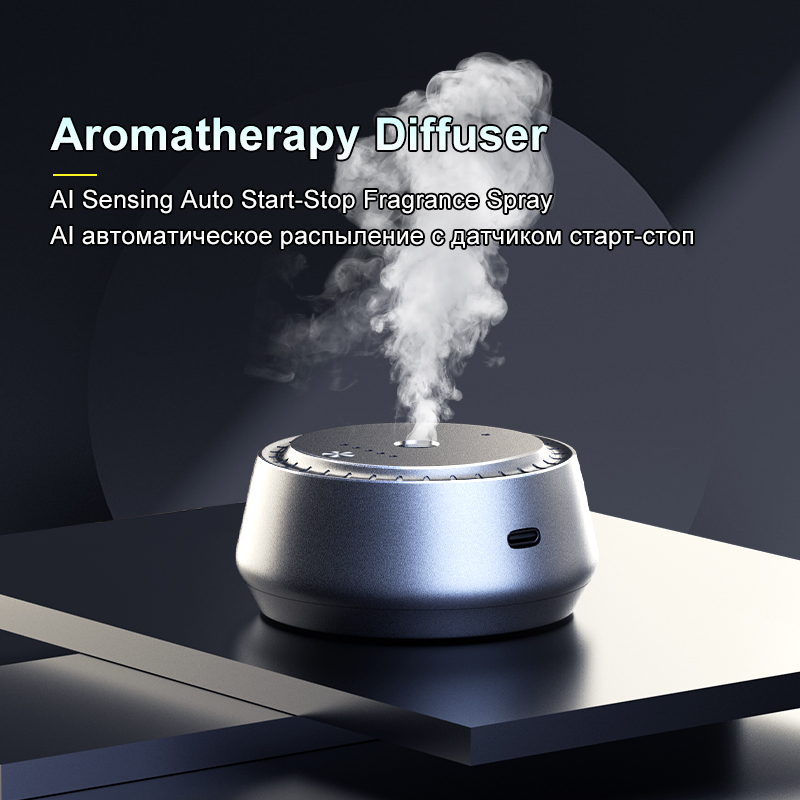 Odor Eliminator Car - Diffuser Aromaterapi Pintar AI Sensor Otomatis