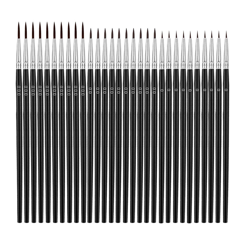 Detailing Brush Set - 30 Buah Kuas Cat Detail Kecil