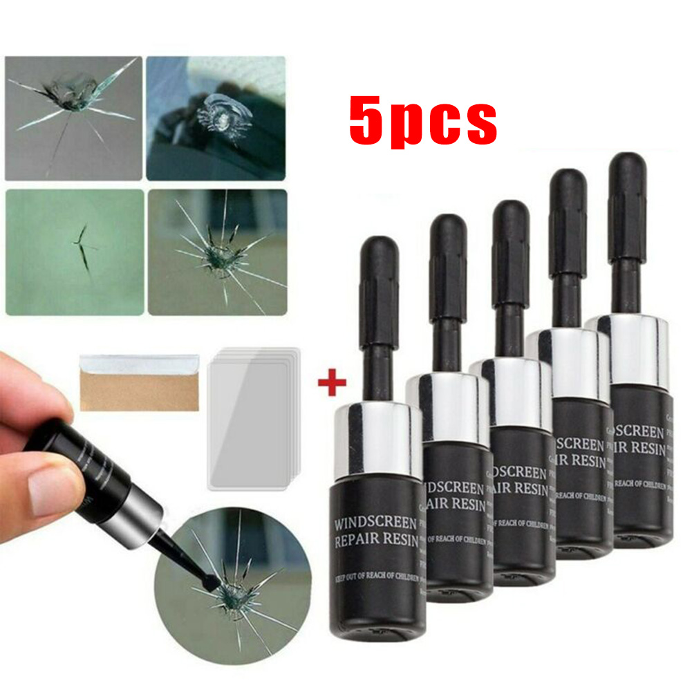 Glass Cleaner Streak - Lem reparasi retakan kaca mobil, otomotif