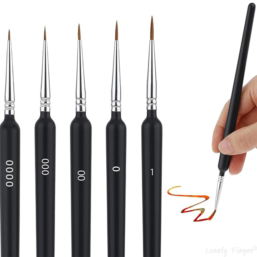 Detailing Brush Set - Set Kuas Cat 5/11 Buah, Kuas