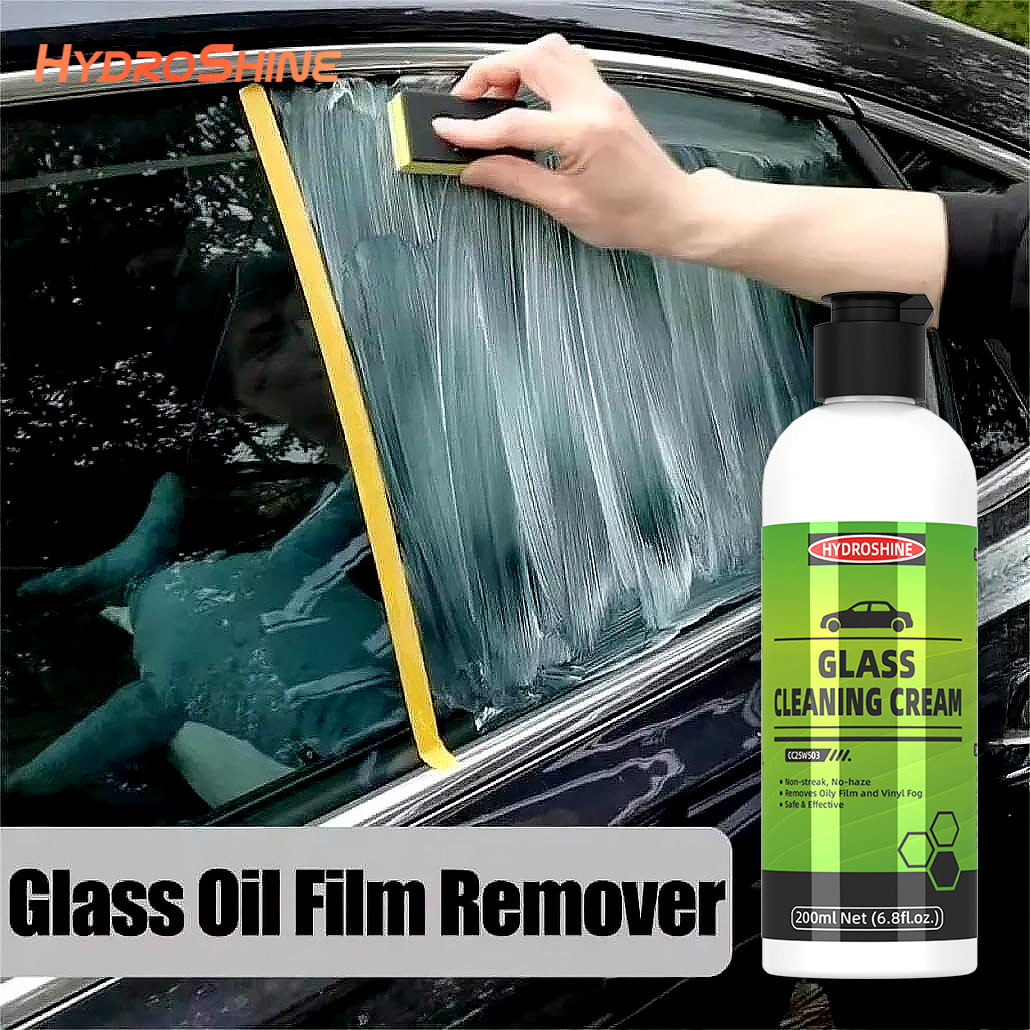 Glass Cleaner Streak - Hydroshine Krim Penghilang Film Minyak Kaca