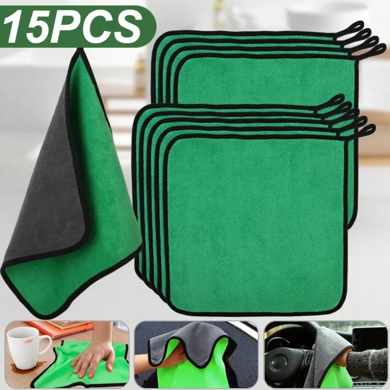 Microfiber Towel Detailing - 5/15 Buah Handuk Pembersih Serat Mikro