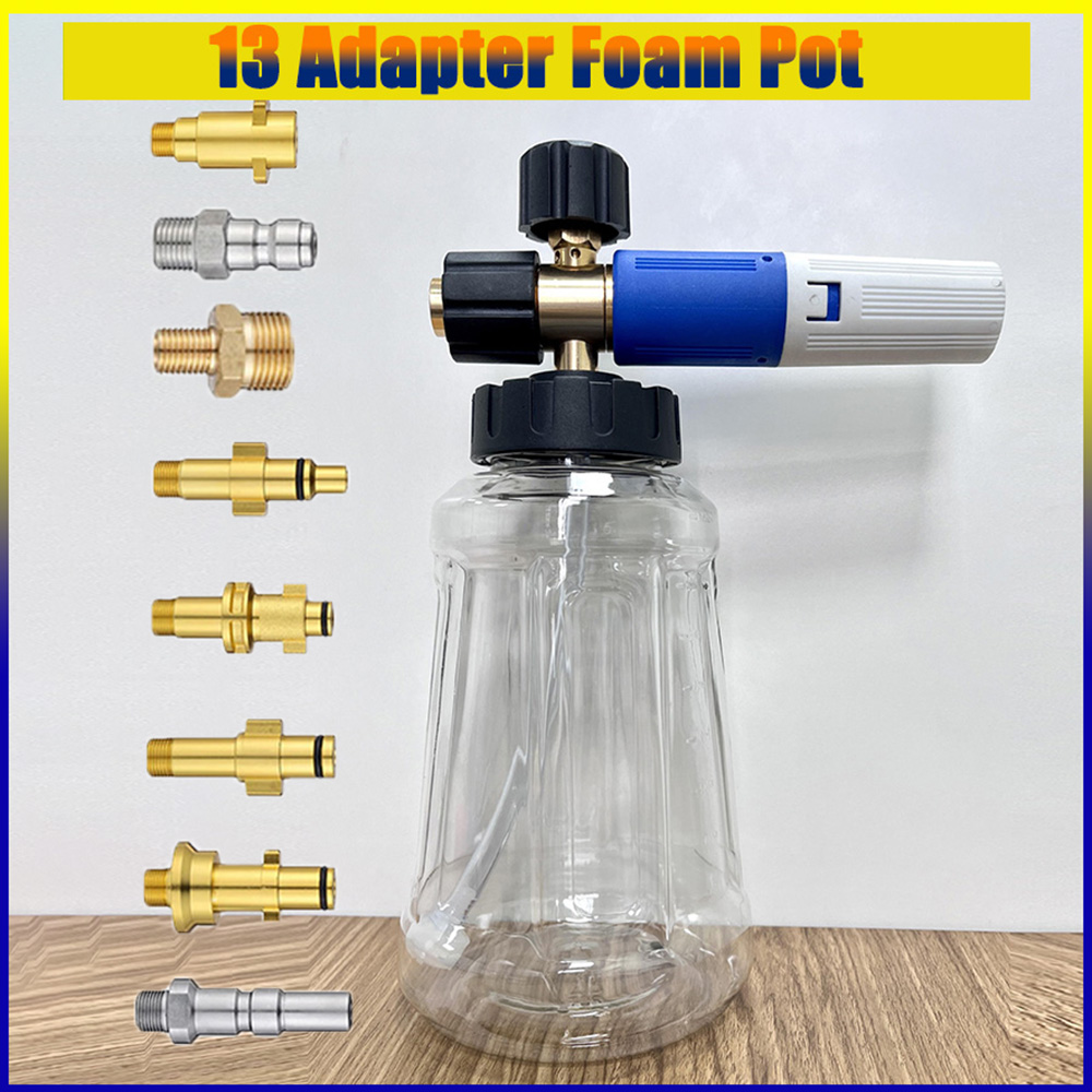 Pressure Washer Foam Gun - Berbagai Macam Adaptor Ketel Busa Transparan