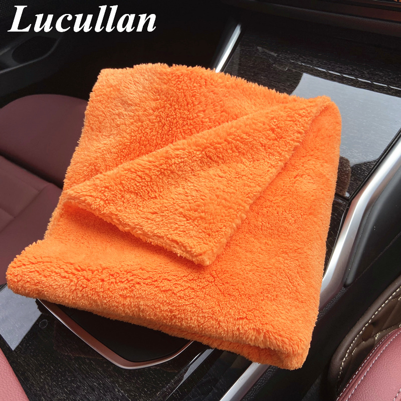 Interior Detailing Kit - Lucullan 40X40Cm Oranye Super Tebal Handuk