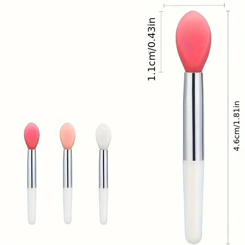 Kuas Bibir Silikon 3-in-1, Kua - Wax Applicator Pad ulasan dan harga