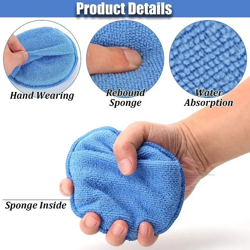 10 Buah Bantalan Aplikator Det - Wax Applicator Pad ulasan dan harga