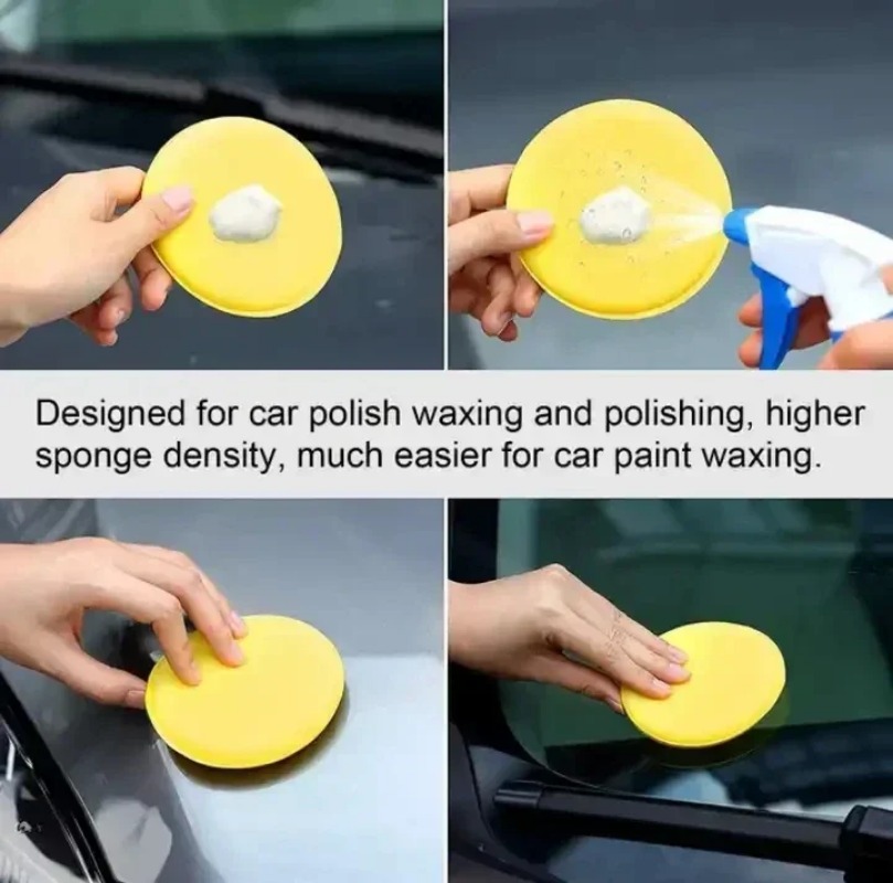 6PCS Alat Aplikator Busa Wax P - Wax Applicator Pad ulasan dan harga
