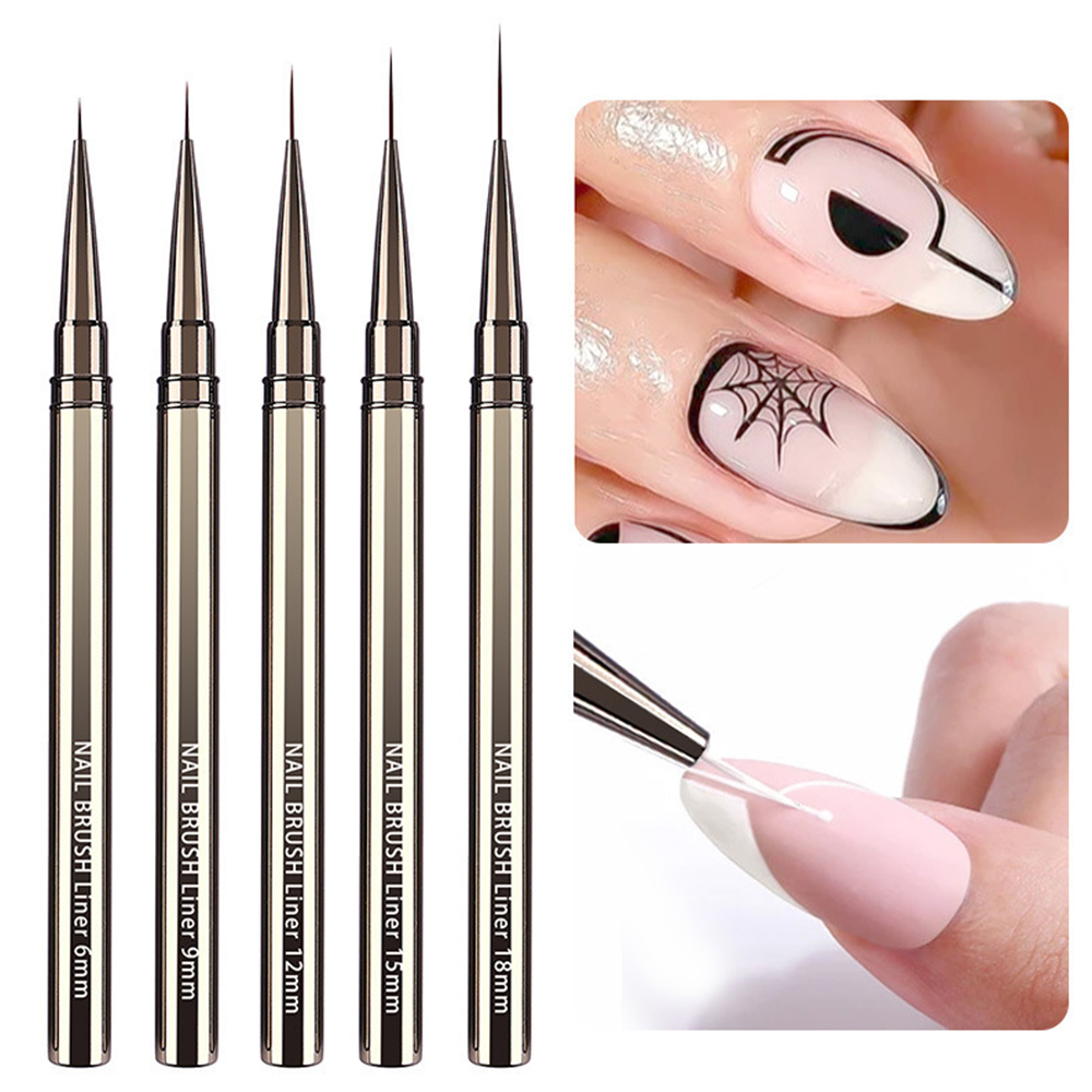 Set Kuas Seni Kuku Profesional - Detailing Brush Set ulasan dan harga