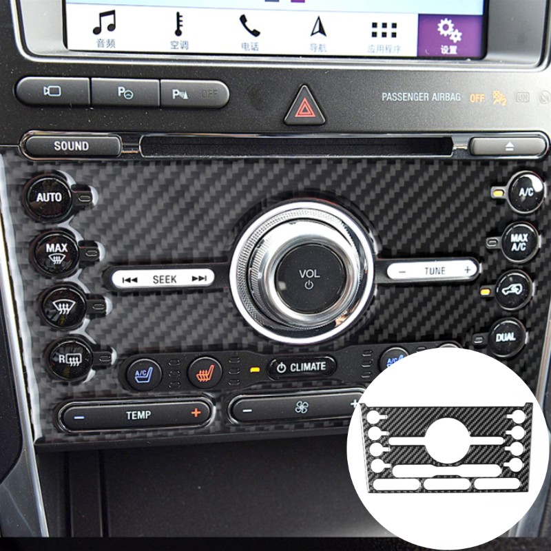 Stiker serat karbon dekorasi m - Interior Detailing Kit ulasan dan harga