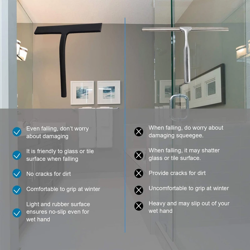 Alat Pembersih Kaca Silikon An - Glass Cleaner Streak ulasan dan harga