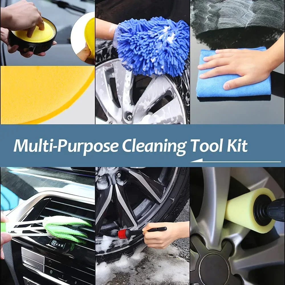 Baru peralatan pembersih rinci - Detailing Brush Set ulasan dan harga